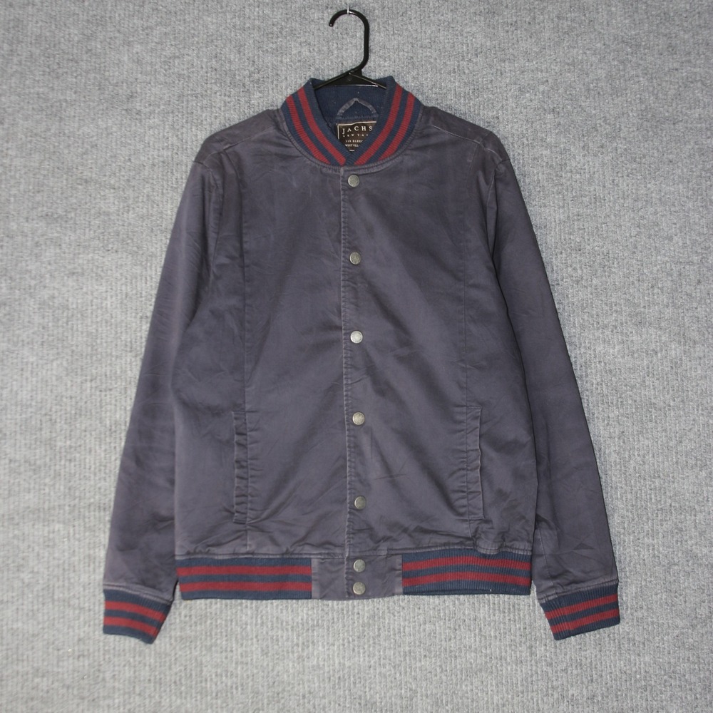 Jachs NY Bomber Jacket Mens M Navy Blue J19A-809-HN1 Varsity